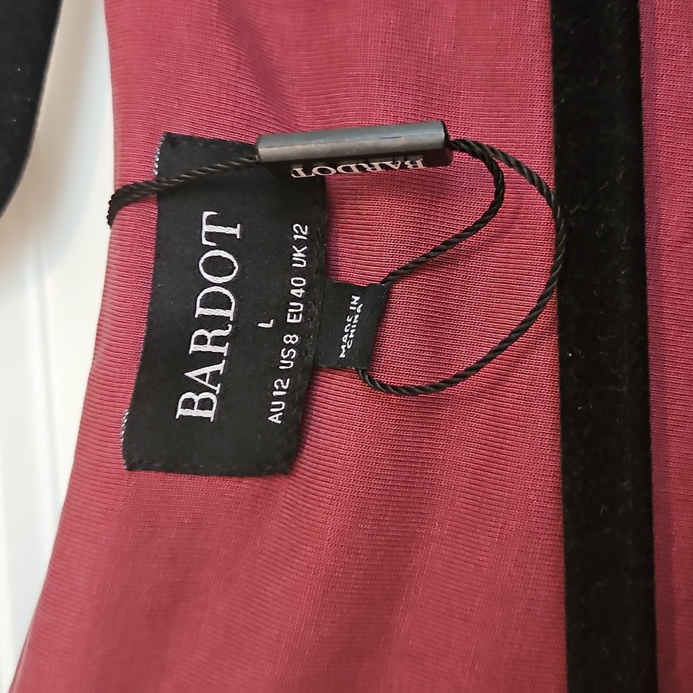 BARDOT Rosa Ruched Mini Dress Size 8 - Picture 3 of 5